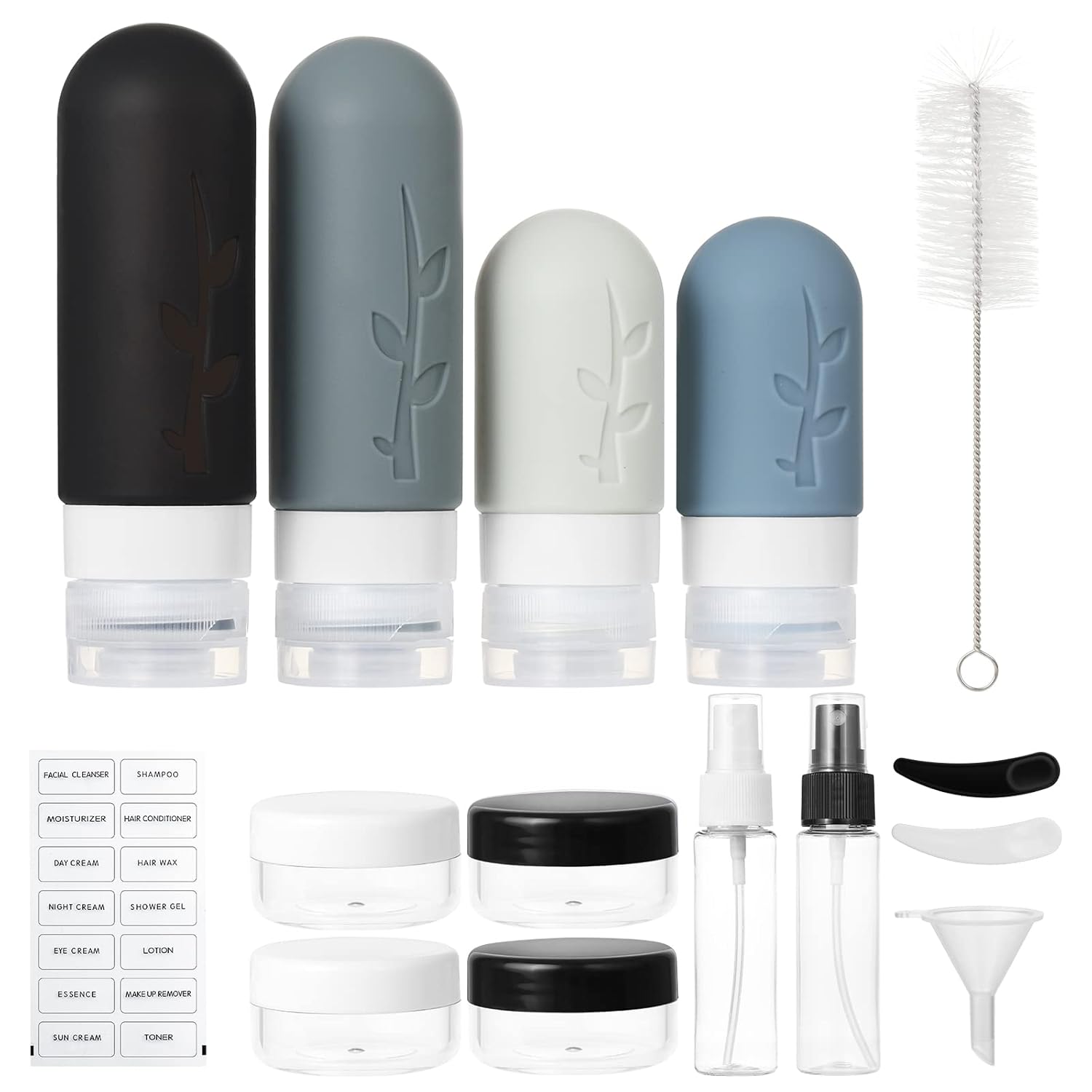 18pack Travel Bottles for Toiletries,TSA Approved ... - Image 3
