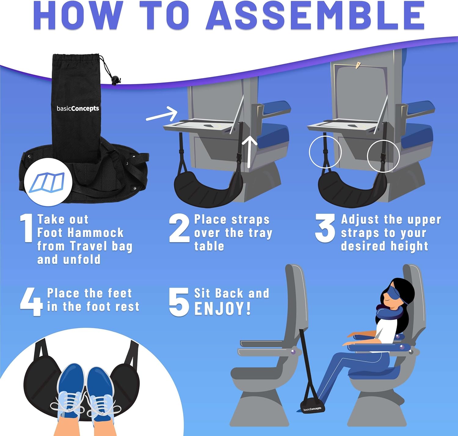 Airplane Footrest (Travel Comfortably), Perfect Fo... - Image 6