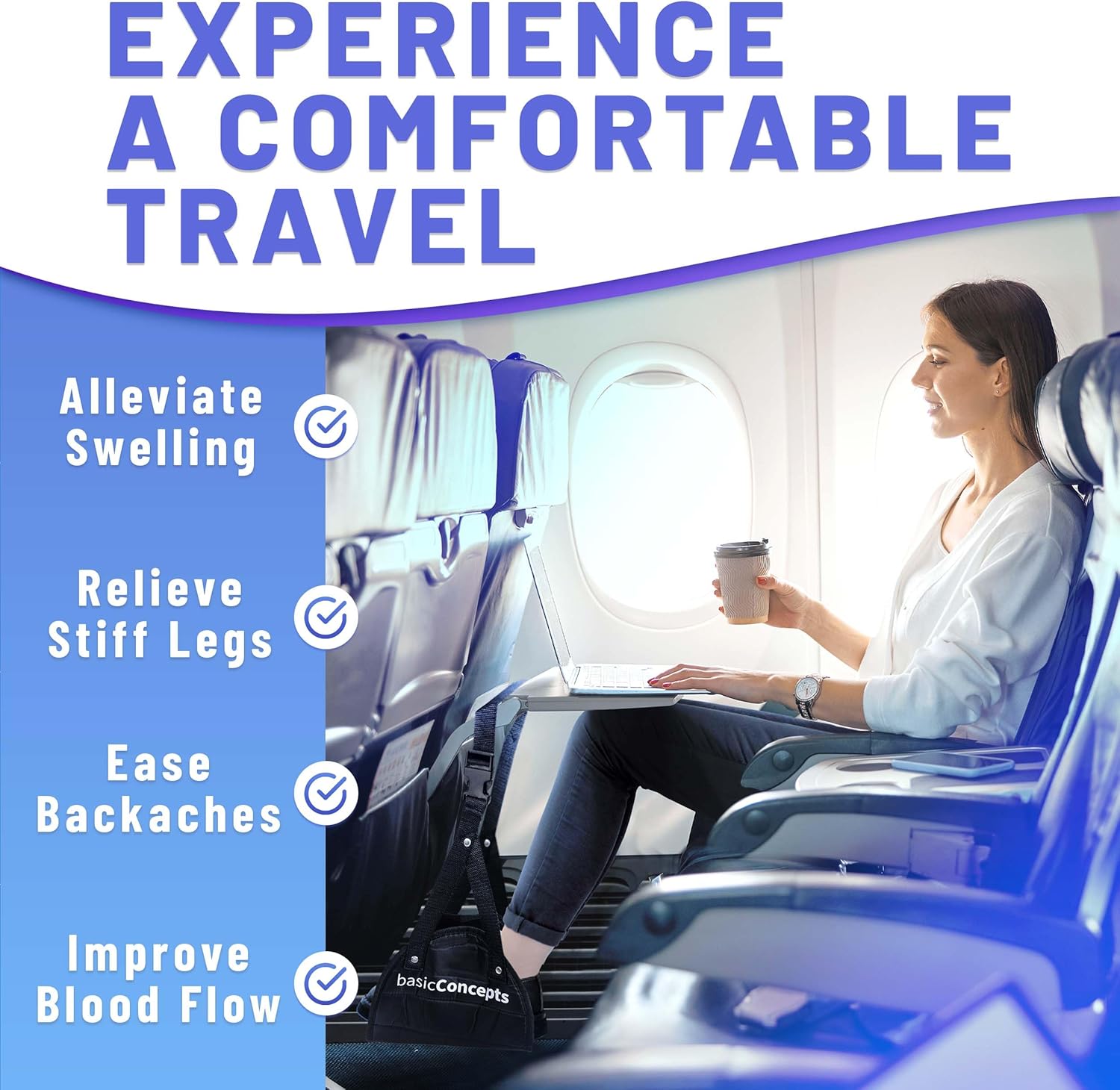 Airplane Footrest (Travel Comfortably), Perfect Fo... - Image 5